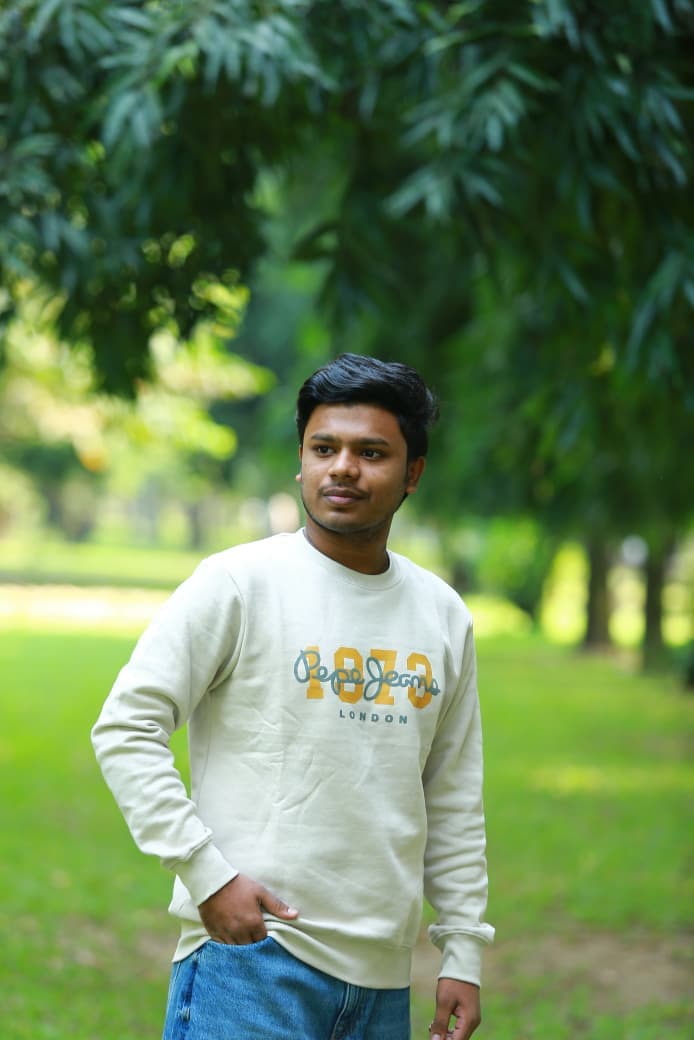 Pepe Jeans Classic Cream SweatShirt - Back View