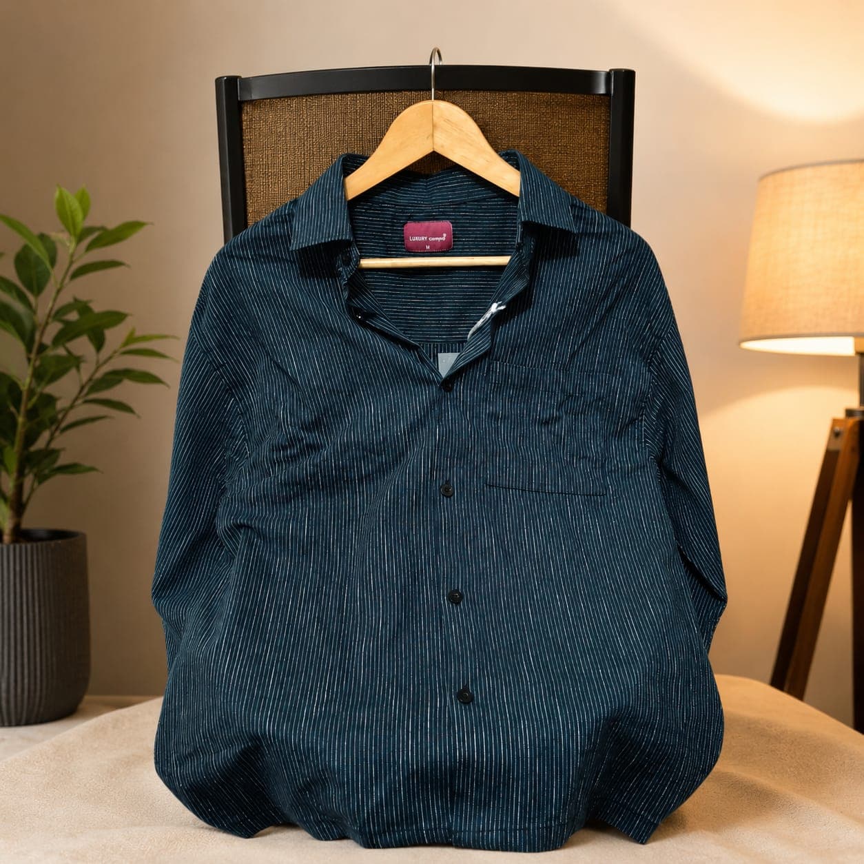 Premium Men's Boxy Fit Shirt | Stylish & Comfortable - Back View